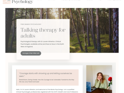 screenshot 2026 10 at 15 48 dr lauren atherton clinical psychologist lancashire   north west england   pine banks psychology north west england
